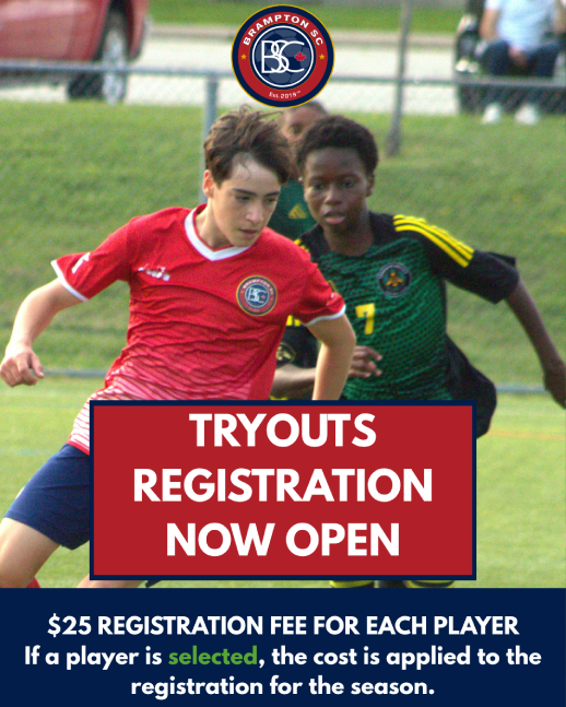 Tryouts Registration Now Open - Website